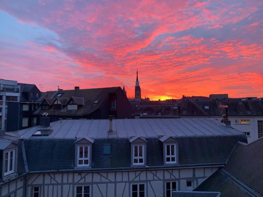 Apartmán Le Henri IV - Vue Cathedrale, Parking Rouen Exteriér fotografie